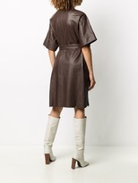 Thumbnail for your product : Fabiana Filippi Belted Shirt Dress