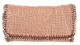 Thumbnail for your product : Stella McCartney Metallic Falabella Fold-Over Clutch