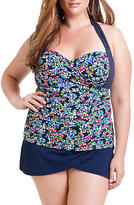 Thumbnail for your product : Anne Cole Signature Sarong Skirted Swim Bottom Plus Size
