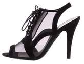 Thumbnail for your product : Chanel CC Mesh Slingback Booties