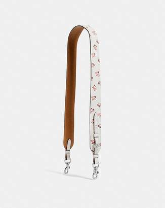 Coach Strap With Floral Bloom Print