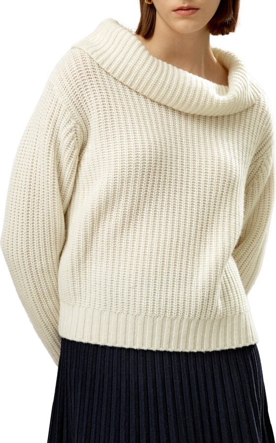 Lilysilk Wide Cowl Neck Sweater for Women