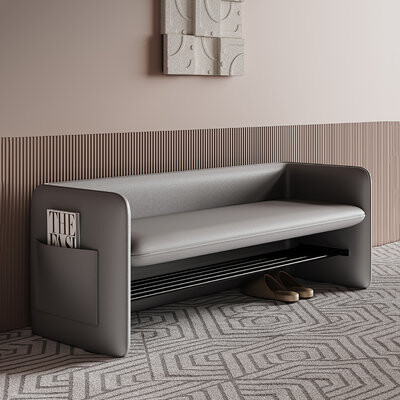 interanest 39.4in Shoe Changing Stool Shoe Storage Stool