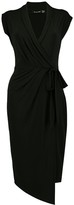 Thumbnail for your product : boohoo Wrap Front Midi Dress