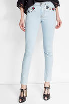 Thumbnail for your product : Fendi Embellished Skinny Jeans