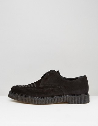 Religion Suede Creeper Derby Shoes
