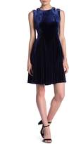 Thumbnail for your product : Gabby Skye Sleeveless Shoulder Cutout Velvet Dress