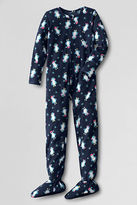 Thumbnail for your product : Lands' End Infant/Toddler Girls' Full-zip Fleece Sleeper