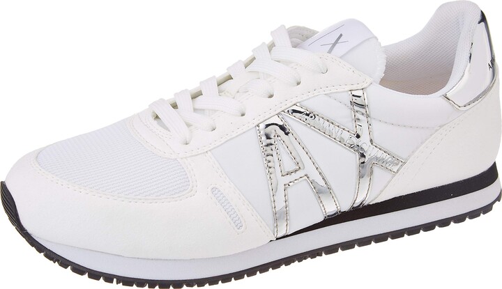 armani exchange shoes white