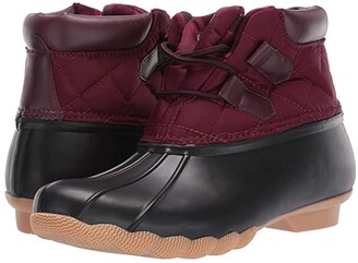 skechers boots womens red