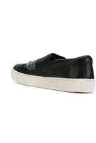 Thumbnail for your product : Karl Lagerfeld Paris cat motif slip-on sneakers