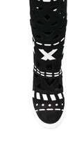 Thumbnail for your product : Casadei Cut-Out Wedge Boots