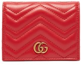 Thumbnail for your product : Gucci GG Marmont Quilted-leather Wallet - Red