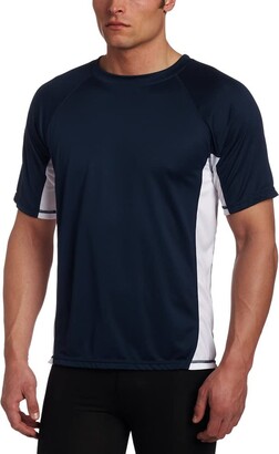 Kanu Surf mensCb Rashguard UPF 50+ Swim Shirt (Regular & Extended Sizes) Rash  Guard Shirt - Black - XXXXX-Large - ShopStyle T-shirts