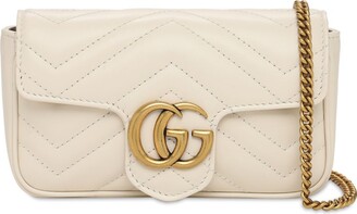 Gucci Supermini Gg Marmont Leather Bag