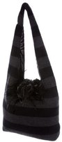 Thumbnail for your product : Alice + Olivia Striped Knit Bag w/ Tags