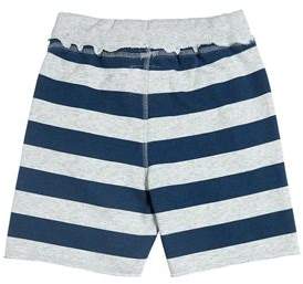 Fred Mello Striped Printed Cotton Blend Shorts