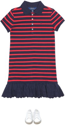 Polo Ralph Lauren Kids Striped stretch-cotton dress