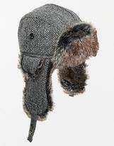 Thumbnail for your product : ASOS Trapper Hat in Harris Tweed