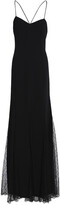 Thumbnail for your product : Michael Kors Collection Lace-paneled Wool-blend Gown