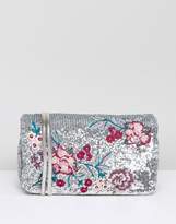 Thumbnail for your product : New Look Sequin Embroidery Chain Shoulder Bag