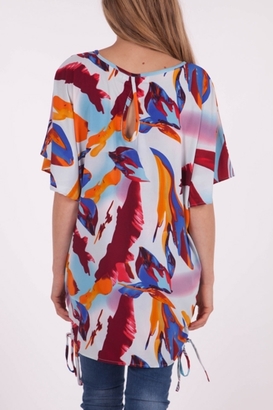 Ellis & Dewey Tropical Print Dress