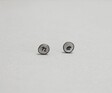 Etsy Hand Stamped Initial Stud Earrings Tiny Sterling Silver Monogram