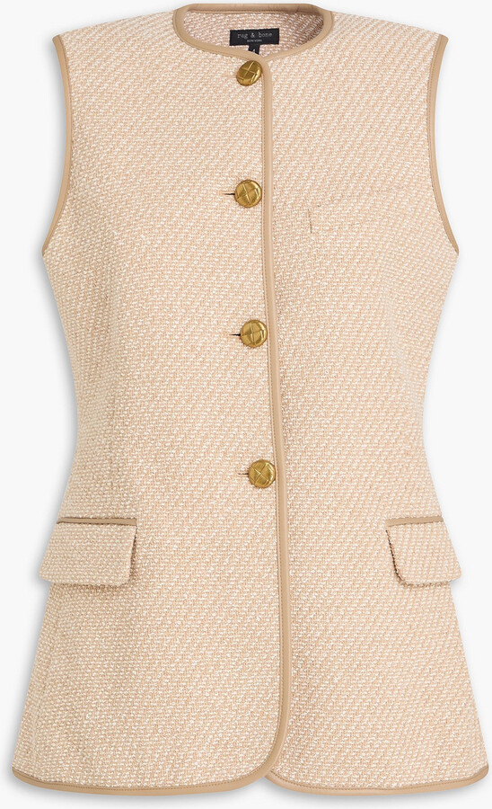 Rag & Bone Bartlet cotton-blend tweed vest