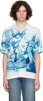 Thumbnail for your product : Endless Joy White & Blue Odysseus Shirt