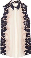 Thumbnail for your product : Mother of Pearl Umiko printed silk crepe de chine shirt