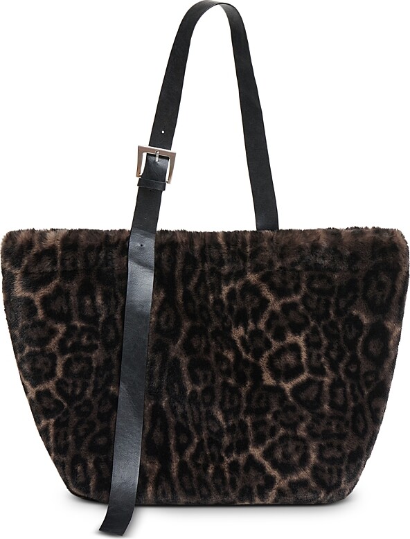 Apparis Esti Leopard Faux Fur Tote
