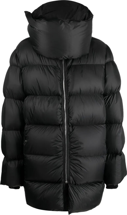 Rick Owens High-Neck Puffer Coat