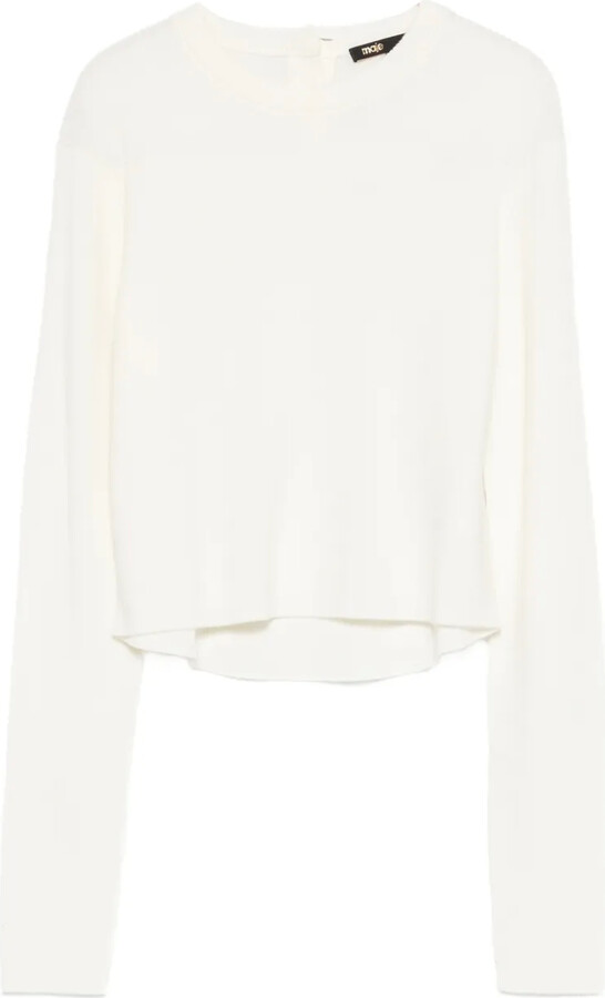 Maje Bow-Detail Sweater