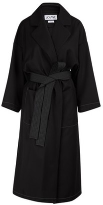 Loewe Oversized belted coat - ShopStyle