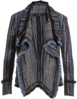 Thumbnail for your product : Donna Karan New York Cotton-Linen Draped Blazer