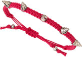 Thumbnail for your product : Tai CZ Stud Woven Bracelet, Fuchsia