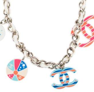 Chanel Multicolor Resin CC, Fish & Beach Ball Charm Necklace