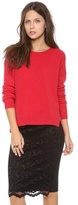 Thumbnail for your product : Velvet Cashmere Classic Crew Neck Sweater