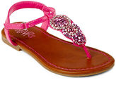 Thumbnail for your product : Stevies Camelot Girls Ankle-Strap Sandals - Toddler