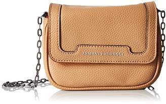 Armani Exchange A|X Pebbled Faux Leather Crossbody