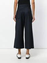 Thumbnail for your product : Eudon Choi belted wide-leg trousers