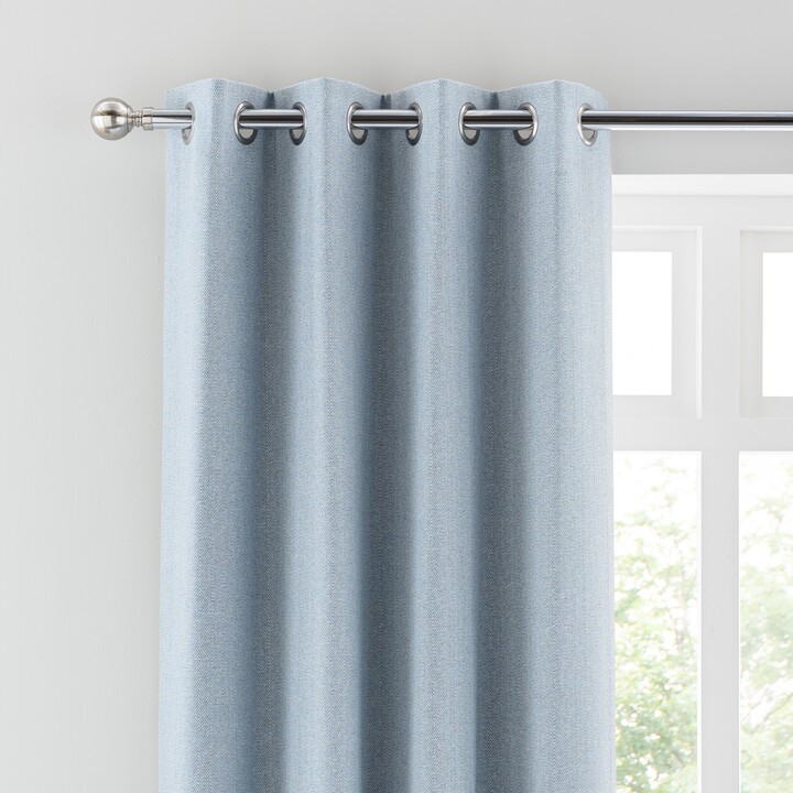 Dunelm Jordan Eyelet Curtains Duck Egg Blue ShopStyle