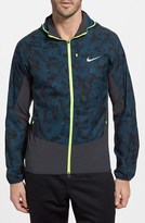 Thumbnail for your product : Nike 'Trail Kiger' Print Packable Dri-FIT Jacket with Stowaway Hood
