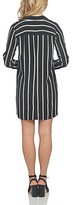Thumbnail for your product : 1 STATE Long Sleeve Lace-Up Shift Dress