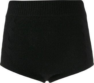 black knicker shorts