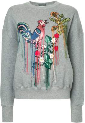 Alexander McQueen embroidered sweatshirt
