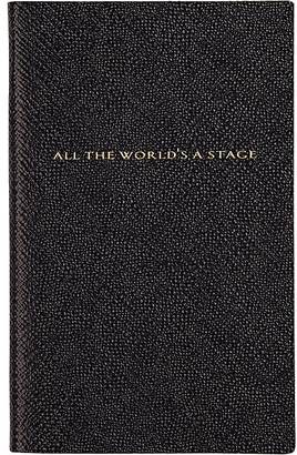 Smythson All The World's A Stage" Panama Notebook