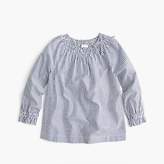 Thumbnail for your product : J.Crew Girls' gathered top in stripe