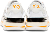 Thumbnail for your product : Y-3 White Neon Accent Rhita Sneakers