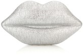 Thumbnail for your product : Lulu Guinness Gold Glitter Perspex Lips Clutch